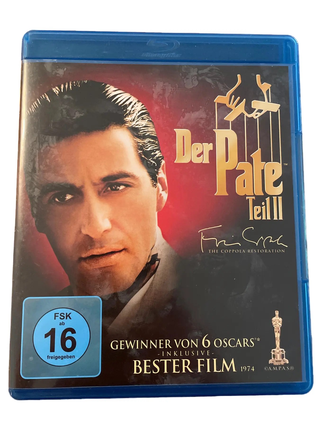 Der Pate Teil III Blu-Ray Al Pacino Francis Ford Coppola Krimi FSK 16