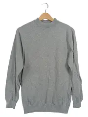 Vorschaubild 1 von Herren Pullover Gr. 44/XS Grau Basic Meliert Langarm