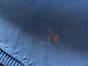 Vorschaubild 2 von Damen V-Ausschnitt Pullover Gr. M Blau Baumwolle Casual
