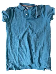 Vorschaubild 1 von Poloshirt Herren L Blau Casual Baumwolle