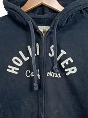 Vorschaubild 2 von Damen Kapuzenpullover Blau Gr. L Casual Hoodie