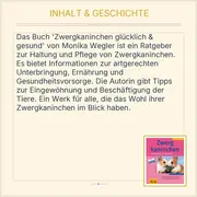 Vorschaubild 3 von Zwergkaninchen glücklich gesund Ratgeber Haltung Pflege Ernährung Monika Wegler