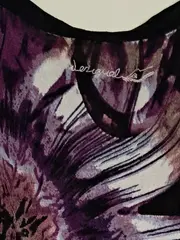Vorschaubild 4 von Damen Freizeitkleid Lila Gr. 38/M Modern Viskose