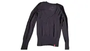 Vorschaubild 1 von EDC Damen Pullover V-Ausschnitt Schwarz Gr. 34/XS Casual Strickpullover