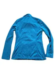 Vorschaubild 2 von Damen Fleecejacke Türkis Gr. 42/XL Outdoor Polyester Uni