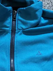 Vorschaubild 4 von Damen Fleecejacke Türkis Gr. 42/XL Outdoor Polyester Uni