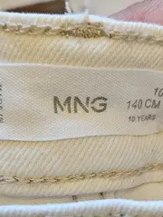 Vorschaubild 4 von MNG Kinder Stoffhose Beige Gr. 140 Casual Baumwolle Elasthan