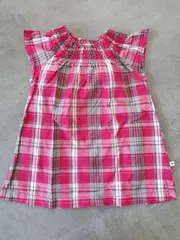 Vorschaubild 5 von Mädchen Freizeitkleid kariert Gr. 122 Rosa Baumwolle