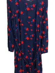 Vorschaubild 2 von Damen Freizeitkleid Langarm Gr. 42 Mehrfarbig Casual Viskose