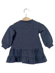Vorschaubild 2 von Kinder Freizeitkleid Gr. 74 Blau Casual Langarm Logo-Print