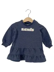Vorschaubild 1 von Kinder Freizeitkleid Gr. 74 Blau Casual Langarm Logo-Print