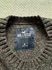 Vorschaubild 4 von Herren Pullover Grau Meliert Baumwolle Gr. M Langarm Freizeit