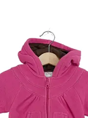 Vorschaubild 4 von Mädchen Fleecejacke Gr. 68 Pink Kapuze Charmant