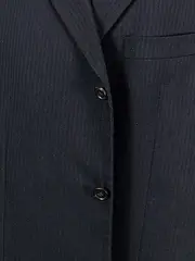 Vorschaubild 2 von Sakko Herren Business Nadelstreifen Schwarz Gr. 50 L