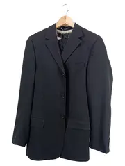 Vorschaubild 1 von Sakko Herren Business Nadelstreifen Schwarz Gr. 50 L