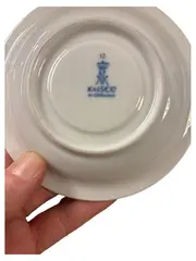 Vorschaubild 2 von Untertasse Blumenmuster Klassisch Weiß 12 cm