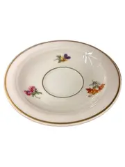 Vorschaubild 1 von Untertasse Blumenmuster Klassisch Weiß 12 cm