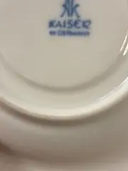 Vorschaubild 4 von Untertasse Blumenmuster Klassisch Weiß 12 cm