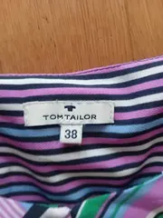 Vorschaubild 3 von Damen Sommerkleid Gr. 38 Mehrfarbig Gestreift Tunika