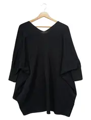Vorschaubild 2 von Damen Strickjacke 36/S Schwarz Elegant Minimalistisch Cardigan