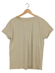 Vorschaubild 1 von Damen T-Shirt Gr. M Beige Meliert Organic Cotton Basic