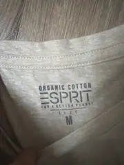 Vorschaubild 4 von Damen T-Shirt Gr. M Beige Meliert Organic Cotton Basic