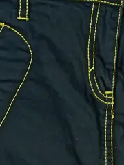 Vorschaubild 4 von Damen Minirock Gr. 38/M Blau Casual Baumwolle