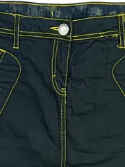 Vorschaubild 3 von Damen Minirock Gr. 38/M Blau Casual Baumwolle