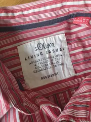 Vorschaubild 4 von Herren Kurzarm Hemd gestreift XL Freizeit Baumwolle