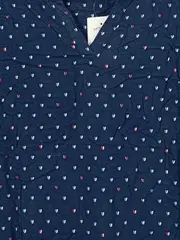 Vorschaubild 5 von Damen T-Shirt Grafik Kurzarm Blau Gr. 42/XL Freizeit