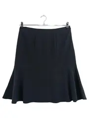 Vorschaubild 1 von ZANON & ZAGO Damen Faltenrock Midirock Elegant Business Schwarz Gr. 38 M