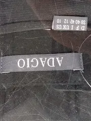 Vorschaubild 3 von ZANON & ZAGO Damen Faltenrock Midirock Elegant Business Schwarz Gr. 38 M