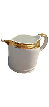 Vorschaubild 1 von Sauciere Goldrand Porzellan Klassisch Weiß