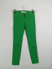 Vorschaubild 2 von Stoffhose Damen Grün W24/32/XXS Casual Baumwolle
