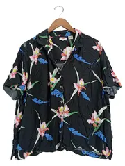 Vorschaubild 1 von Herren Freizeithemd Blumenmuster Kurzarm Mehrfarbig Gr. 56/3XL