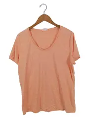 Vorschaubild 1 von Damen T-Shirt Gr. 48 Orange Casual Meliert Kurzarm