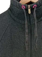 Vorschaubild 2 von Damen Trainingsjacke Gr. 42/XL Grau Sportlich Baumwolle