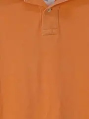 Vorschaubild 3 von Herren Poloshirt Orange Gr. 50/L Baumwolle Casual