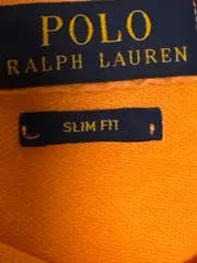 Vorschaubild 5 von Herren Poloshirt Orange Gr. 50/L Baumwolle Casual