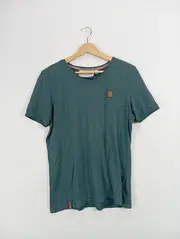Vorschaubild 2 von Damen T-Shirt Gr. 36 S Petrol Casual Kurzarm Shirt
