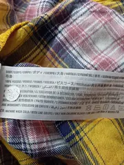 Vorschaubild 4 von Damen Hemdbluse Kariert Mehrfarbig Gr. 36/S Langarm Viskose