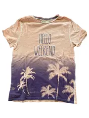 Vorschaubild 1 von Jungen T-Shirt Gr. 152 Mehrfarbig Hello Weekend Palmen Print