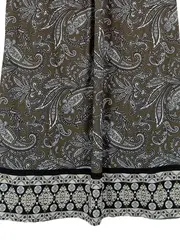 Vorschaubild 3 von Freizeitkleid Paisley Midikleid Damen Gr. 34/XS Oliv