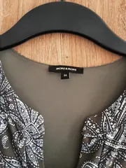 Vorschaubild 4 von Freizeitkleid Paisley Midikleid Damen Gr. 34/XS Oliv