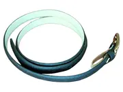 Vorschaubild 2 von Damen Gürtel Leder Schwarz Roségold Schnalle Gr. 85 Elegant