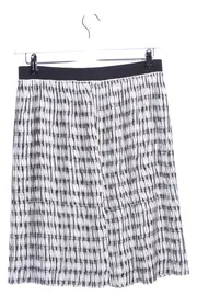 Vorschaubild 2 von Benetton Damen Bleistiftrock 38;M Weiß Kariert Klassisch Preppy