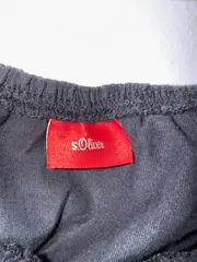 Vorschaubild 2 von Damen Carmenkleid schulterfrei Rüschen Gr. 40 Schwarz Lyocell