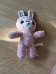 Vorschaubild 3 von Plüschtier Hase Baby Kuscheltier Pink 30cm Stofftier Schmusetier