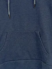 Vorschaubild 4 von Hoodie Kapuzenpullover Herren Gr. M Blau Meliert Baumwolle