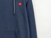 Vorschaubild 3 von Hoodie Kapuzenpullover Herren Gr. M Blau Meliert Baumwolle
